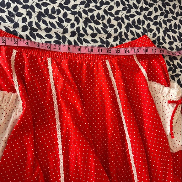 Graybo Originals Red White PolkaDot Vintage”Minnie Mouse”Inspired Prairie Skirt - Picture 12 of 13